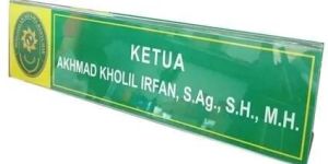 Acrylic Office Name Plate