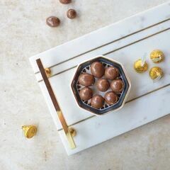 Rectangle Marble Serving Tray with Handle