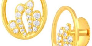 Petite Lines Gold Earring