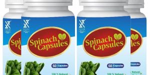 Spinach Capsules a Superfood, Boosts Immunity, Supports Eye, Skin, Bone and Heart Health, Helps Weig