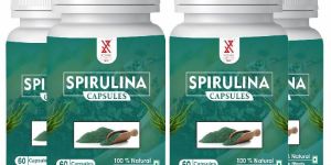 Spirulina Capsules Enhances Immunity, Boosts Metabolism, Has High Bioavailable Protein