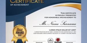 Customize Certificate