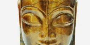 Tiger Eye Buddha Head