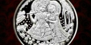 RADHA KRISHNA SILVER COIN