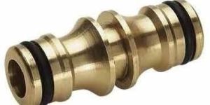 Two Way Brass Connector