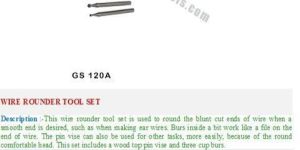 Wire Rounder Tools Set