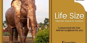 Life Size Elephant Statue for Outdoor