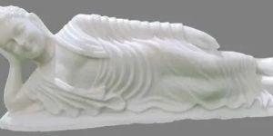 White Marble Buddha Statue