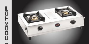 POLOMIX SHAKTIMAN217 STAINLESS STEEL LPG STOVE (2 BURNER)