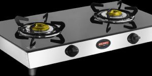 POLOMIX VIAO BLACK 2 BURNER GLASS TOP