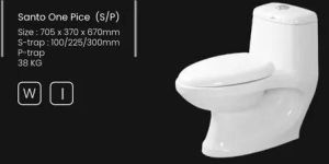 One Piece Toilet Seat