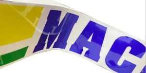 Printed Glass Sticker