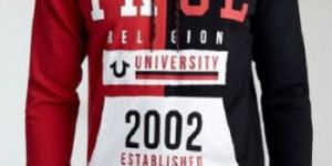 True Religion Sweatshirt (Red,Black)