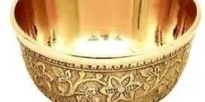 Brass Embossed Bowl