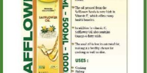 Cold Pressed Safflower Oil
