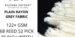 RAYON GREY FABRIC 122 GSM