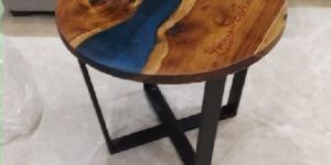 Epoxy Round Coffee Table