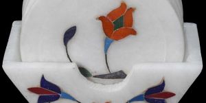 Decorative Marble Tea Coaster