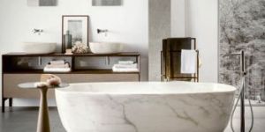 White Marble Bath Tub