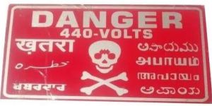 Aluminium Danger Signs