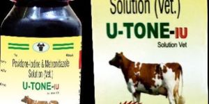 Povidone-londine and metronidazole solution