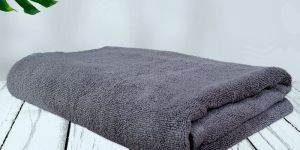 Rekhas Premium Cotton Bath Towel , Super Absorbent , Soft & Quick Dry, Anti-Bacterial, Grey Colour