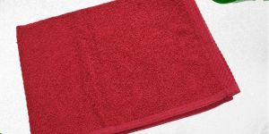 Rekhas Premium Cotton Hand Towel Super Absorbent Soft & Quick Dry Anti-Bacterial Red