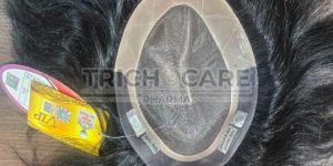 Sky Black Golden Men Hair Patch