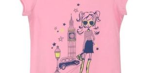 Girls Round Neck T-Shirts