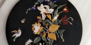 Round Inlay Coffee Table