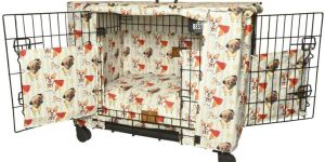 24 Inch PET Combo Yellow Dog Cage