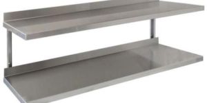 Stainless Steel Twin Wall Shelf