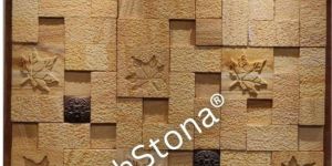 Yellow Leaf Modern Stone Wall Cladding