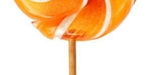 Orange Flavour Lollipop