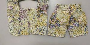 Sleeveles Girls Top Shorts