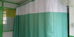 Polyester Green Hospital Curtain