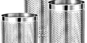 Stainless Steel Perforated Dustbin