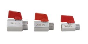 MF Threaded Brass Mini Ball Valve