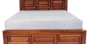 Double Wooden Cot Bed