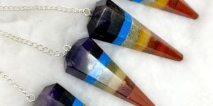 Seven Chakra Gemstone Pendulum