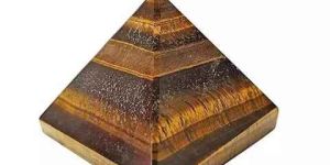 Tiger Eye Stone Pyramid