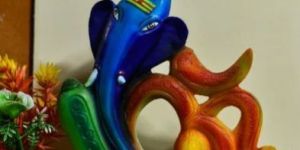 Polyresin Om Ganesh Statue