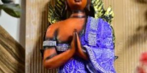 Polyresin Praying Buddha Statue