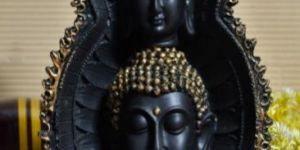 Polyresin Two Face Gautam Buddha Statue