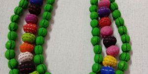 Handmade Multilayered Fabric Necklace