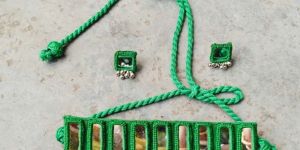 Kutch Mirror Work Necklace Set