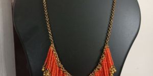 Seed Beads Necklace Set with Earings
