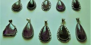 Oval Amethyst Pendant