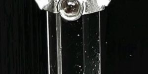 Transparent Crystal Quartz Pencil Pendant