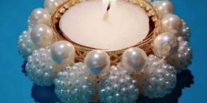 Pearl Tea Light Holder